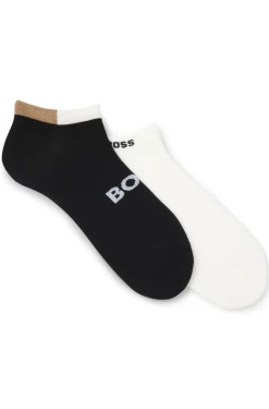 Zweierpack Sneakers-Socken aus softem Bambus-Mix