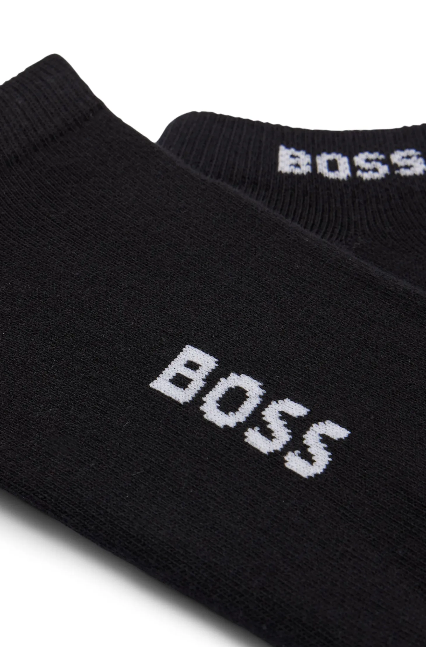 Zweierpack Sneakers-Socken aus Baumwoll-Mix mit Logo