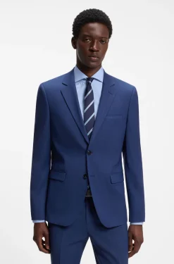 Zweiteiliger Extra Slim-Fit Anzug aus kariertem Twill