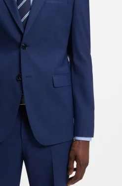 Zweiteiliger Extra Slim-Fit Anzug aus kariertem Twill