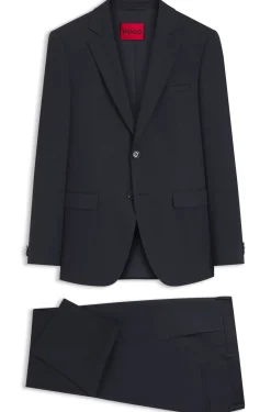 Zweiteiliger Extra Slim-Fit Anzug aus gemustertem Gewebe