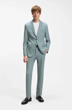 Zweiteiliger Extra Slim-Fit Anzug aus Stretch-Gewebe
