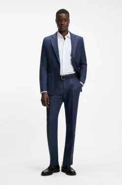 Zweiteiliger Extra Slim-Fit Anzug aus Leinen-Twill
