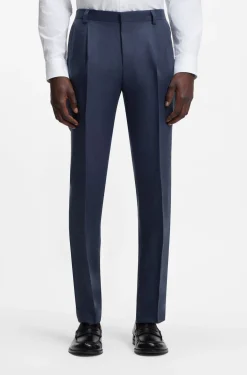 Zweiteiliger Extra Slim-Fit Anzug aus Leinen-Twill
