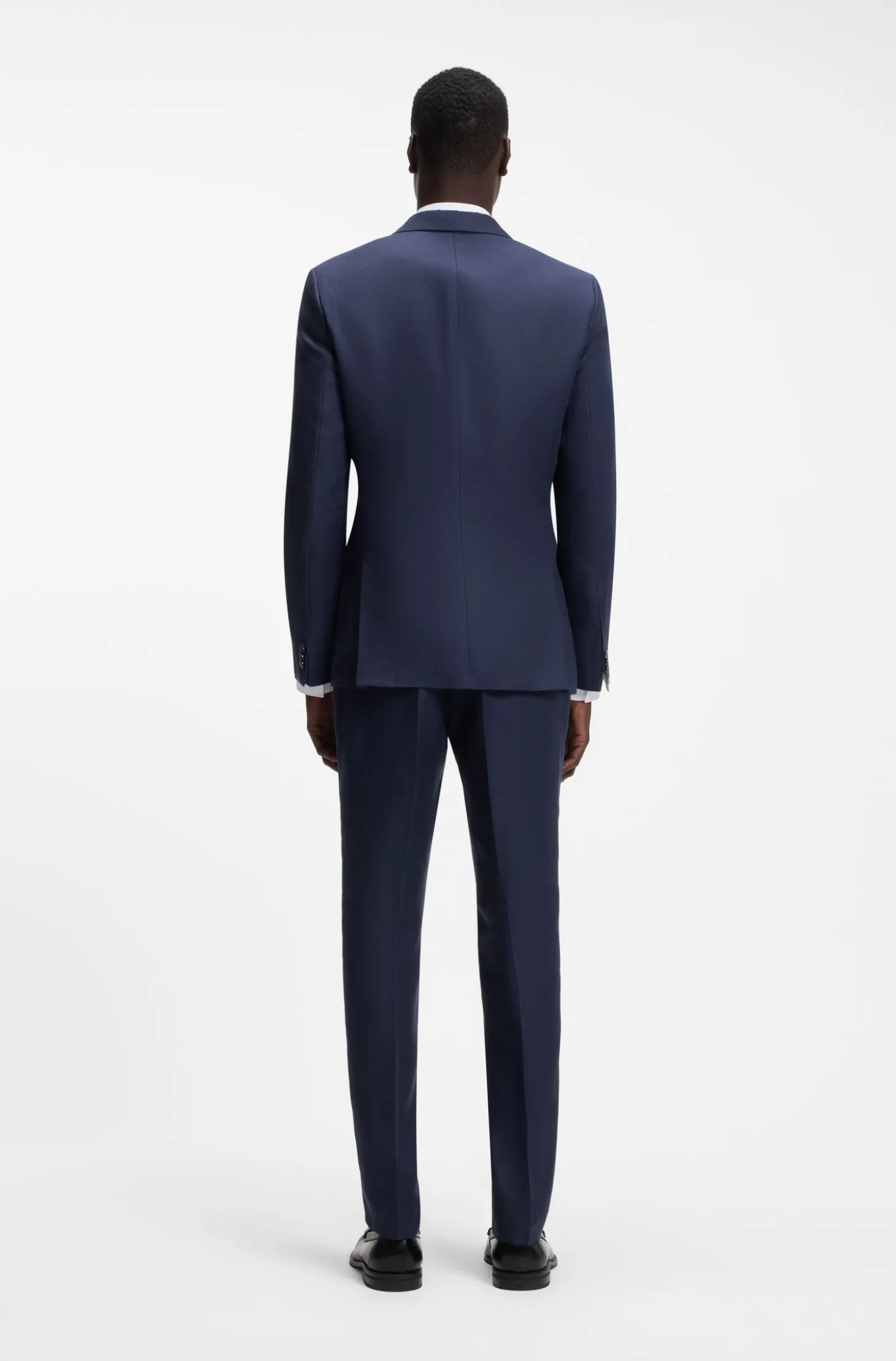 Zweiteiliger Extra Slim-Fit Anzug aus Leinen-Twill