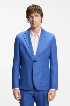 Zweiteiliger Extra Slim-Fit Anzug aus Leinen-Twill