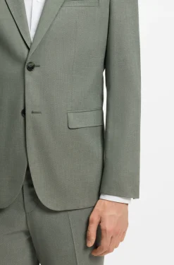 Zweiteiliger Extra Slim-Fit Anzug aus gemustertem Gewebe