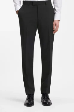 Zweiteiliger Regular-Fit Anzug aus Stretch-Wolle