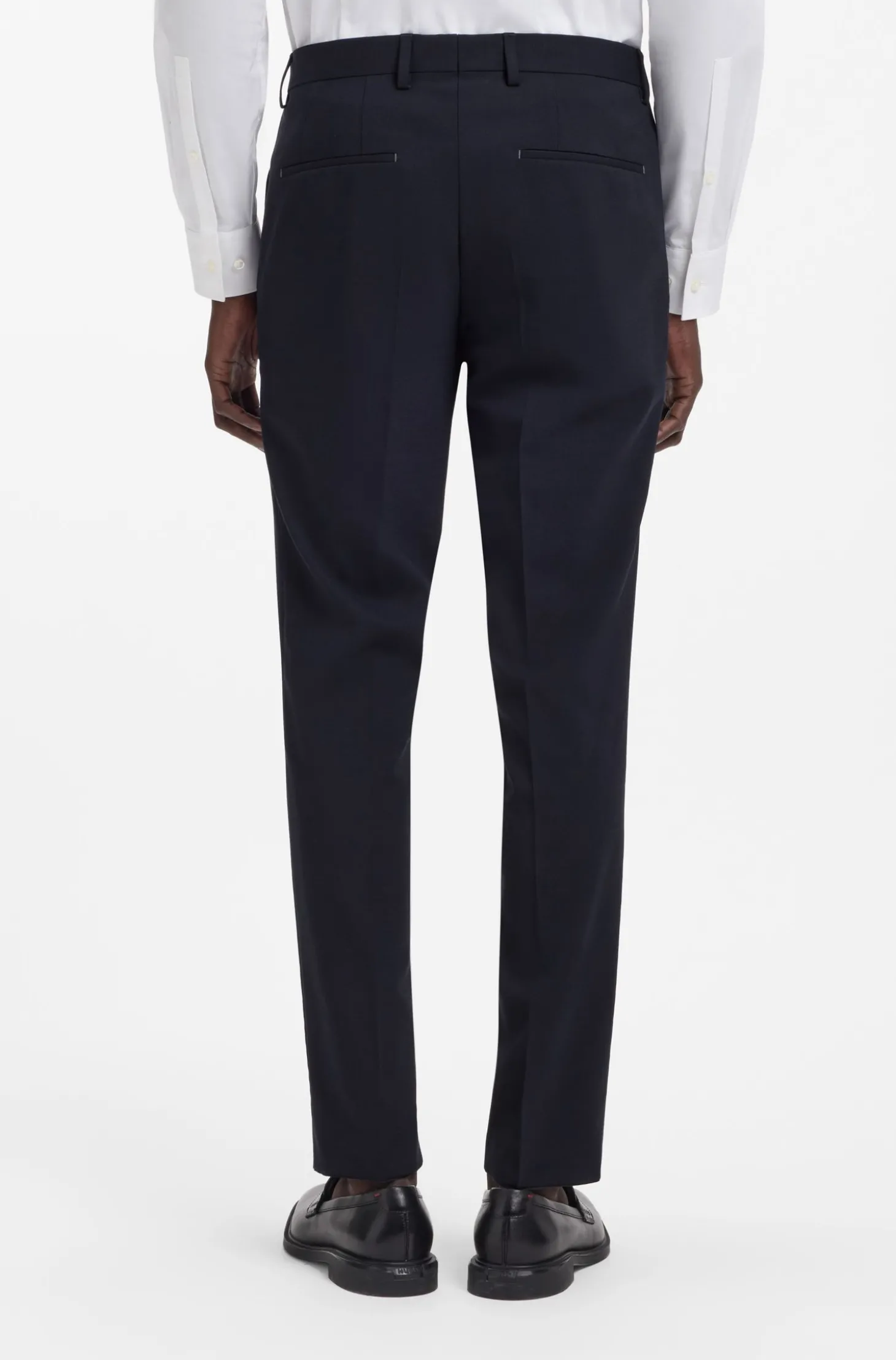 Zweiteiliger Slim-Fit Anzug aus Stretch-Gewebe