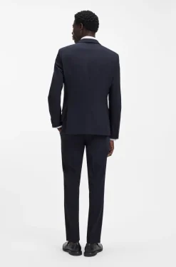 Zweiteiliger Slim-Fit Anzug aus Stretch-Gewebe