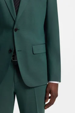 Zweiteiliger Slim-Fit Anzug aus Performance-Stretch-Twill