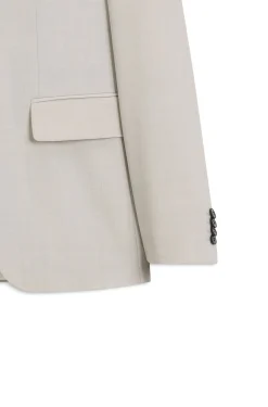 Zweiteiliger Slim-Fit Anzug aus waschbarem Stretch-Gewebe
