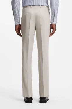 Zweiteiliger Slim-Fit Anzug aus waschbarem Stretch-Gewebe