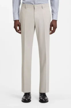 Zweiteiliger Slim-Fit Anzug aus waschbarem Stretch-Gewebe