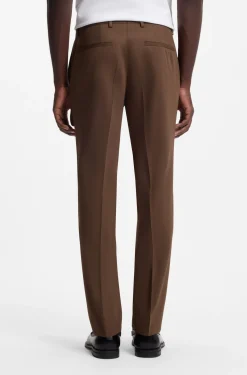 Zweiteiliger Slim-Fit Anzug aus Performance-Stretch-Twill