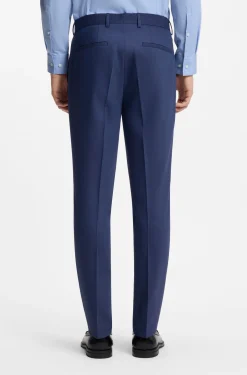 Zweiteiliger Slim-Fit Anzug aus Performance-Stretch-Twill