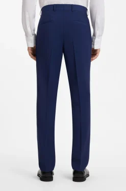 Zweiteiliger Slim-Fit Anzug aus Woll-Mix