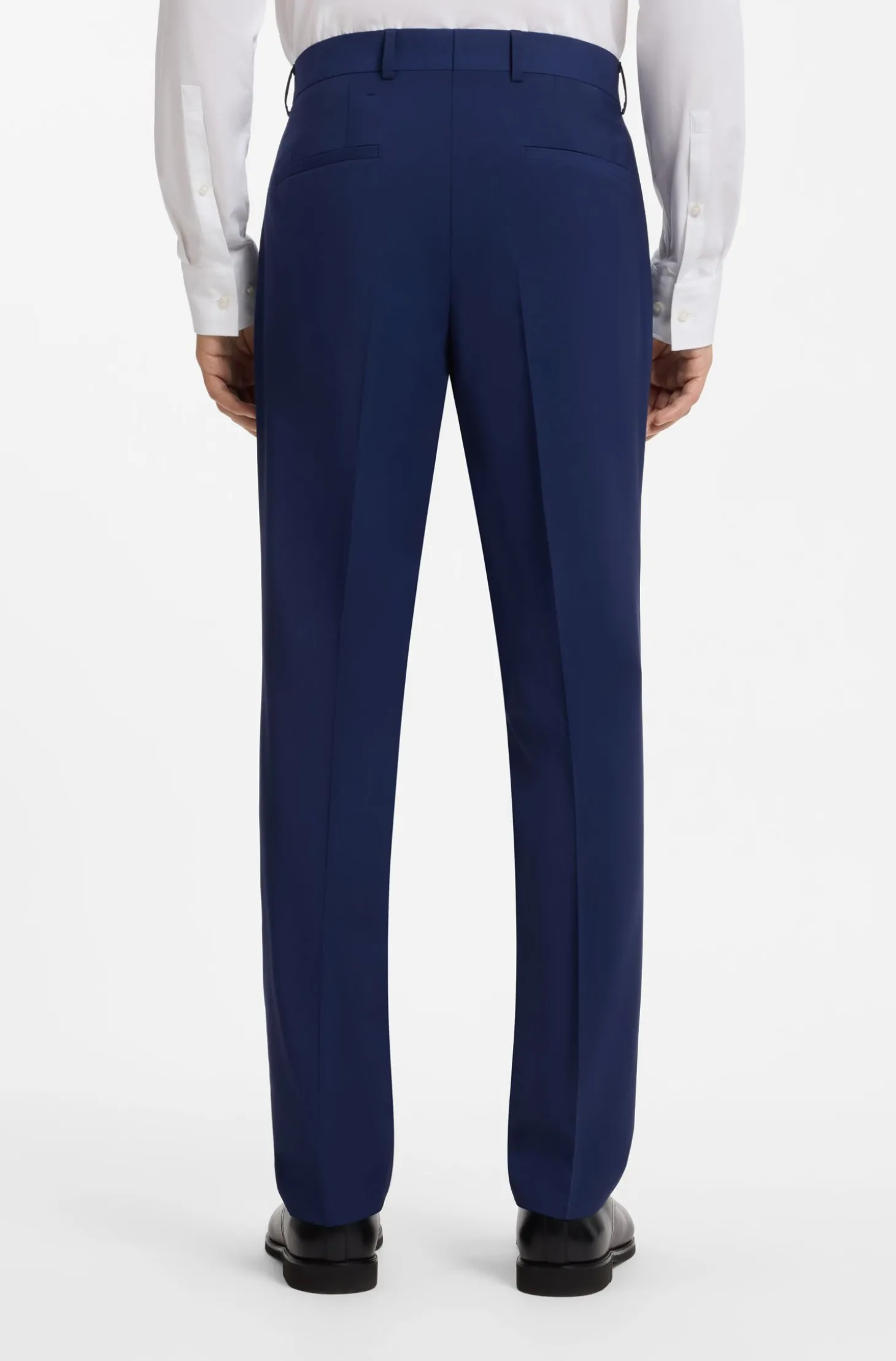 Zweiteiliger Slim-Fit Anzug aus Woll-Mix