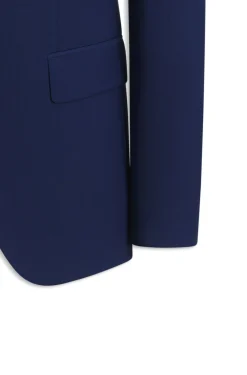 Zweiteiliger Slim-Fit Anzug aus Woll-Mix