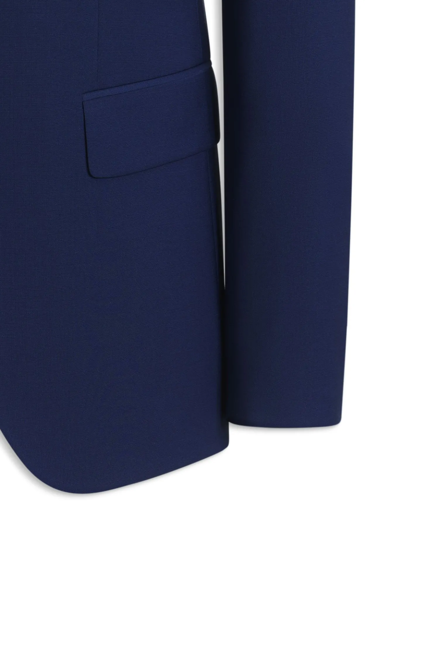 Zweiteiliger Slim-Fit Anzug aus Woll-Mix