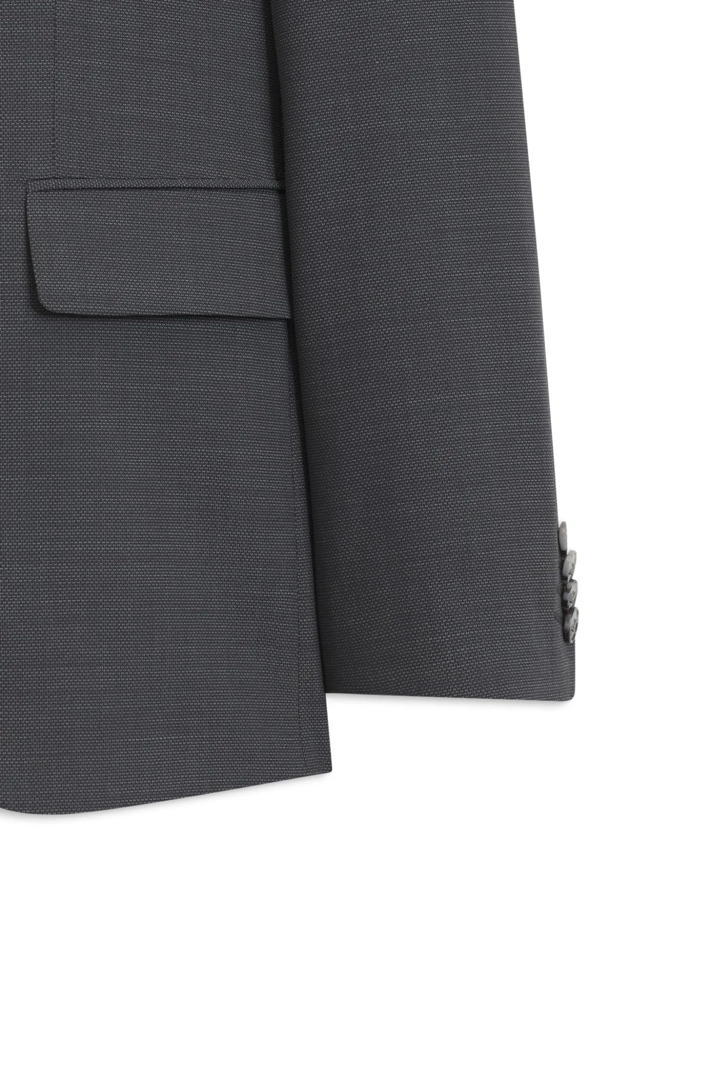 Zweiteiliger Slim-Fit Anzug aus Performance-Stretch-Twill