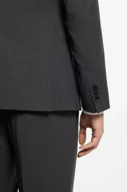 Zweiteiliger Slim-Fit Anzug aus Woll-Mix